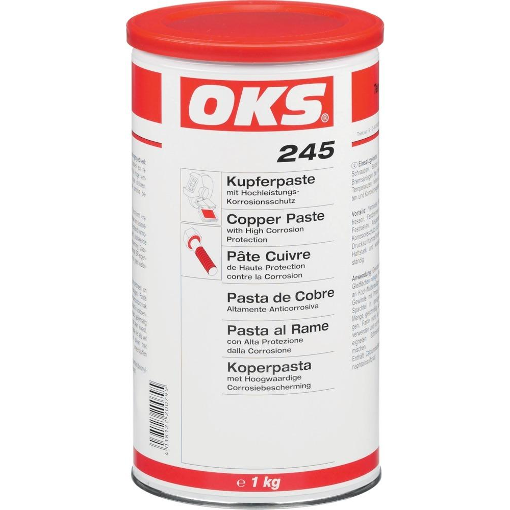OKS 245 Kupferpaste mit Hochleistungs-Korrosionsschutz m.HochleiKorrosion. 1 kg