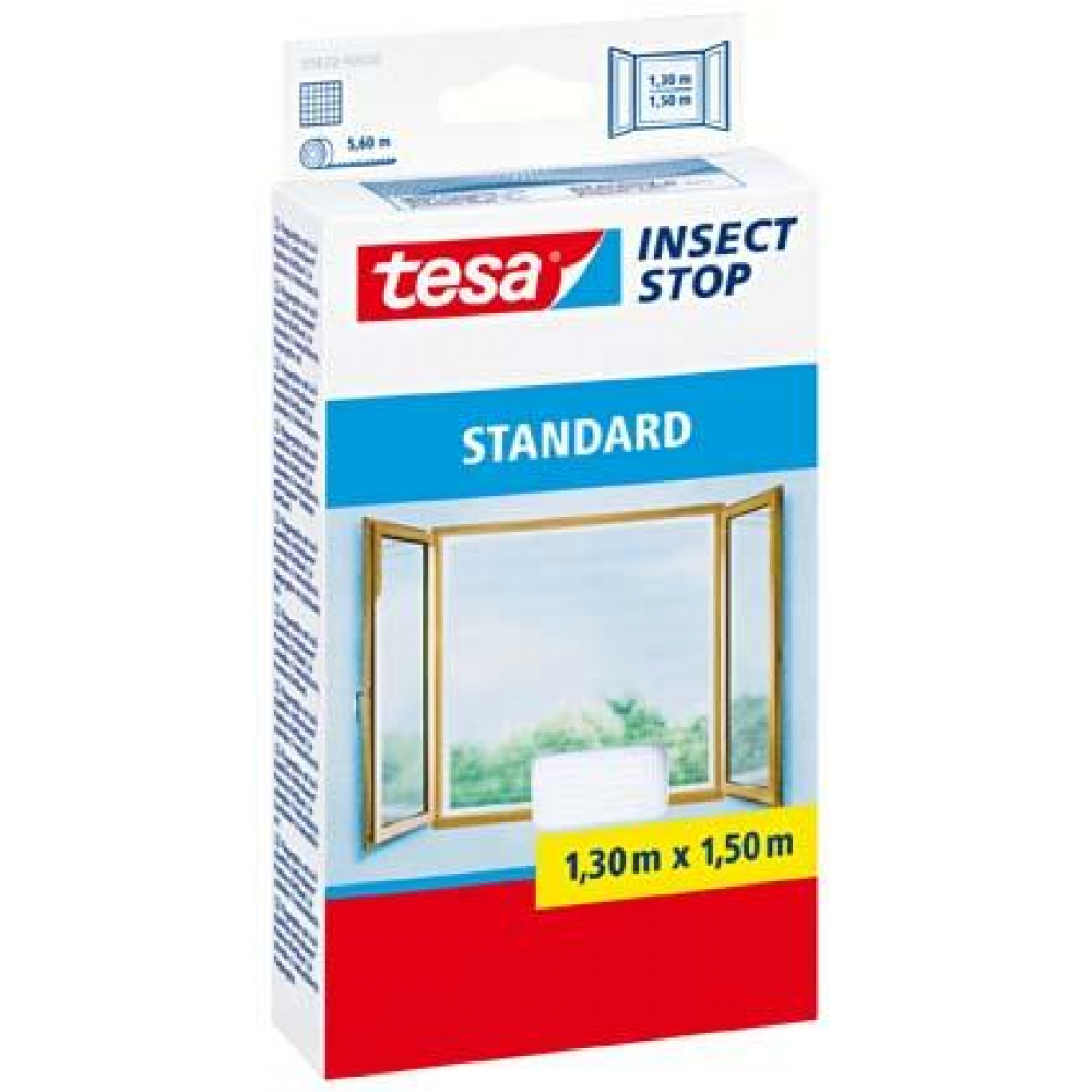 tesa Fliegengitter für Fenster, standard weiß 1 30mx1,50m