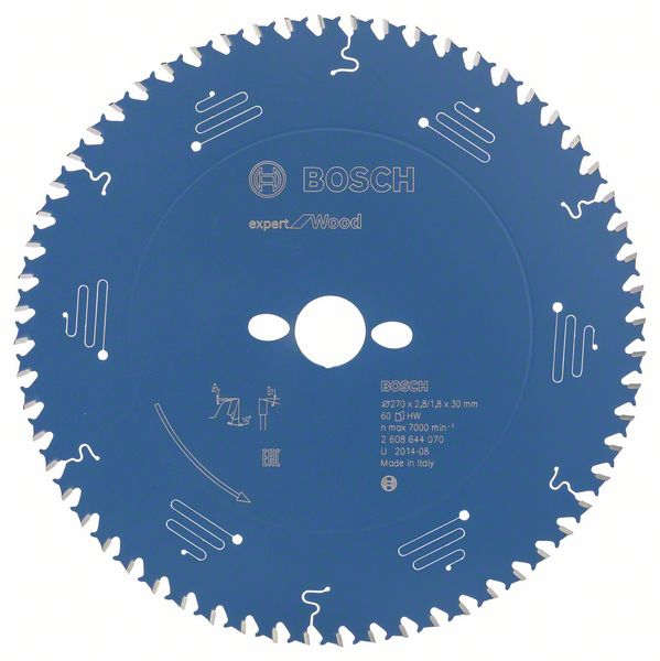 Bosch Kreissägeblatt Expert for Wood, 270 x 30 x 2,8 mm, 60