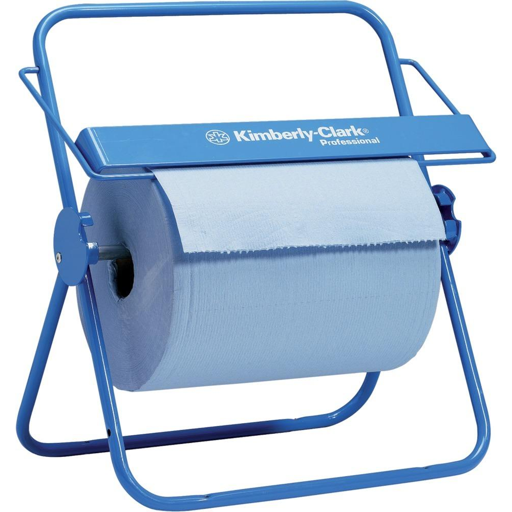 Wandhalter für Großrollen Großrolle Metall blau