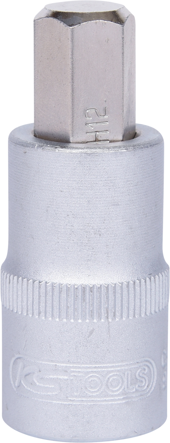 KSTOOLS 1/2" Bit-Stecknuss Innensechskant, kurz, 12mm