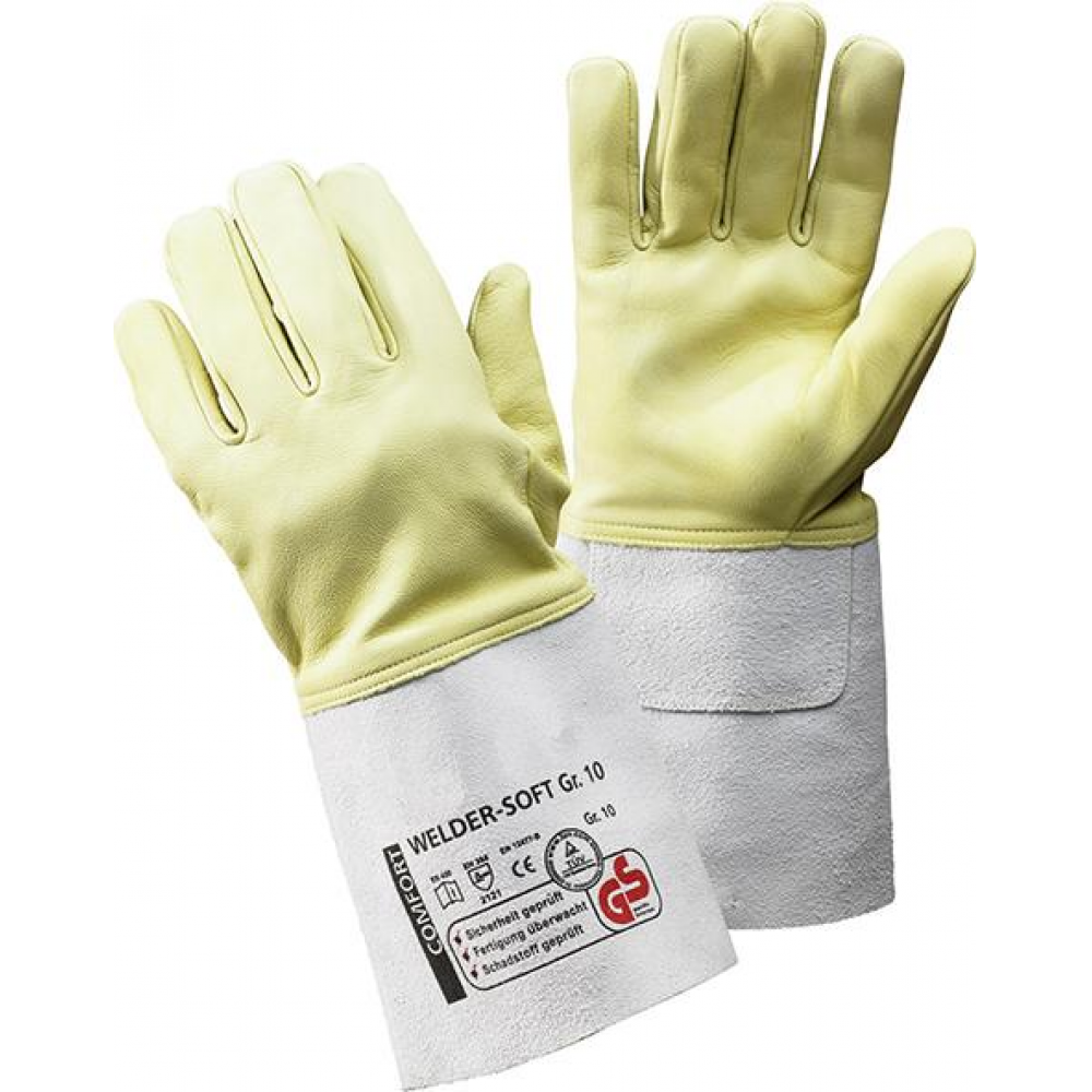 Schweißerhandschuh Gr. 10 Ziegennappa WelderSoft FORTISORTIS