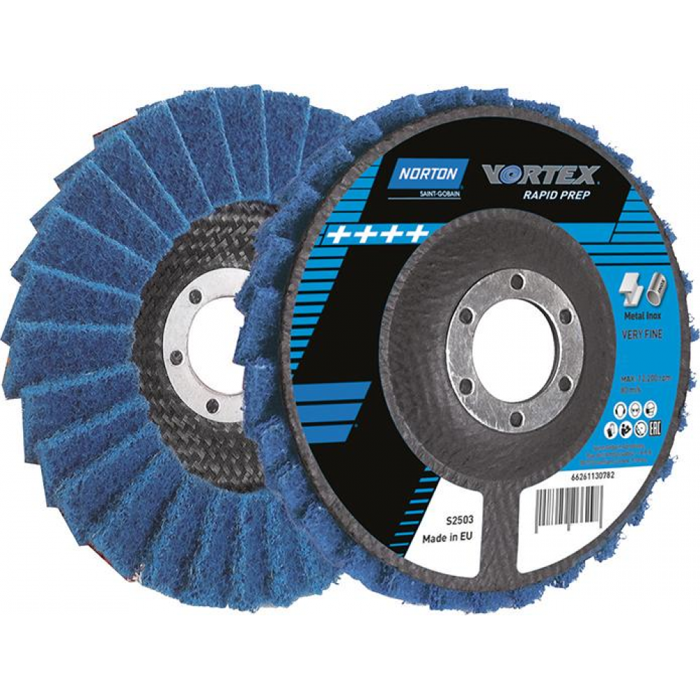 Fächerschleifscheibe VORTEX RAPID PREP SCM Fächerscheibe 125 mm Fein