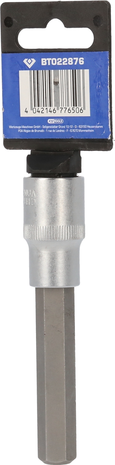 Brilliant Tools  1/2" Innensechskant Bit-Stecknuss, 100 mm lang, 12 mm
