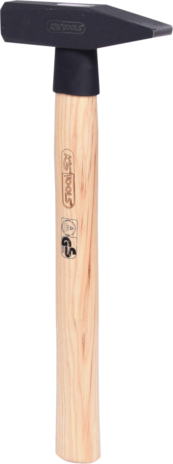 KSTOOLS Schlosserhammer mit Hickorystiel, 500g