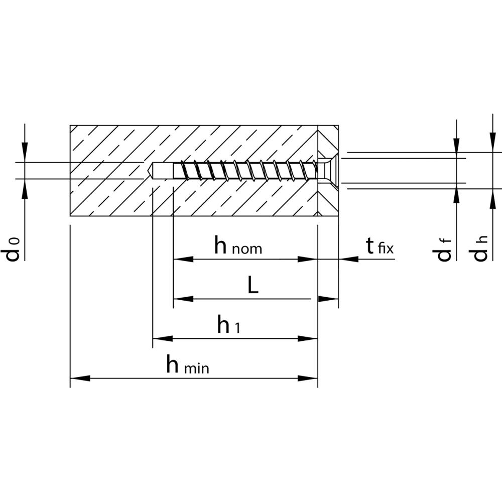 Kabelschellenschraube 5x40 T-20 blau verzinkt MULTI-MONTI®-plus KS HECO-MMSplus-KS