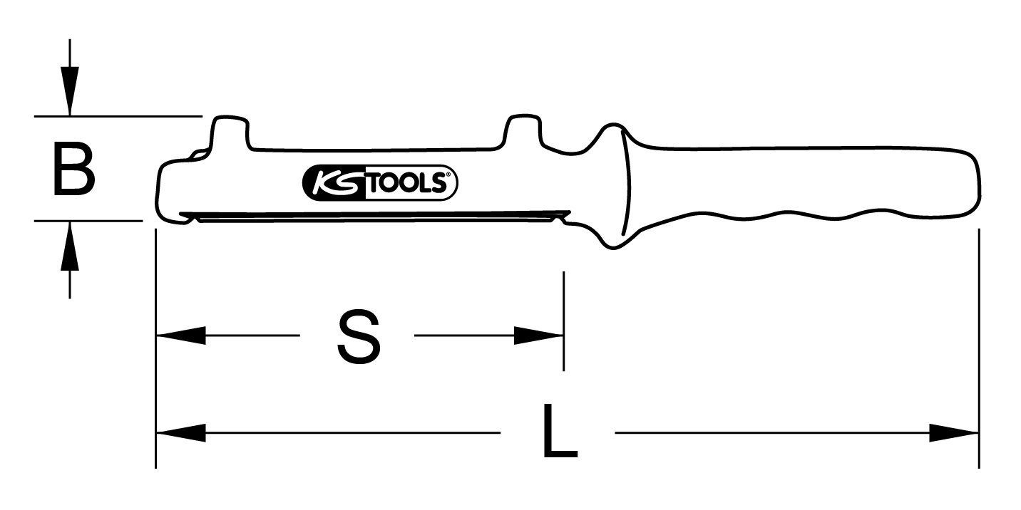 KSTOOLS Kabelmantelsäge mit Schutzisolierung, 330mm