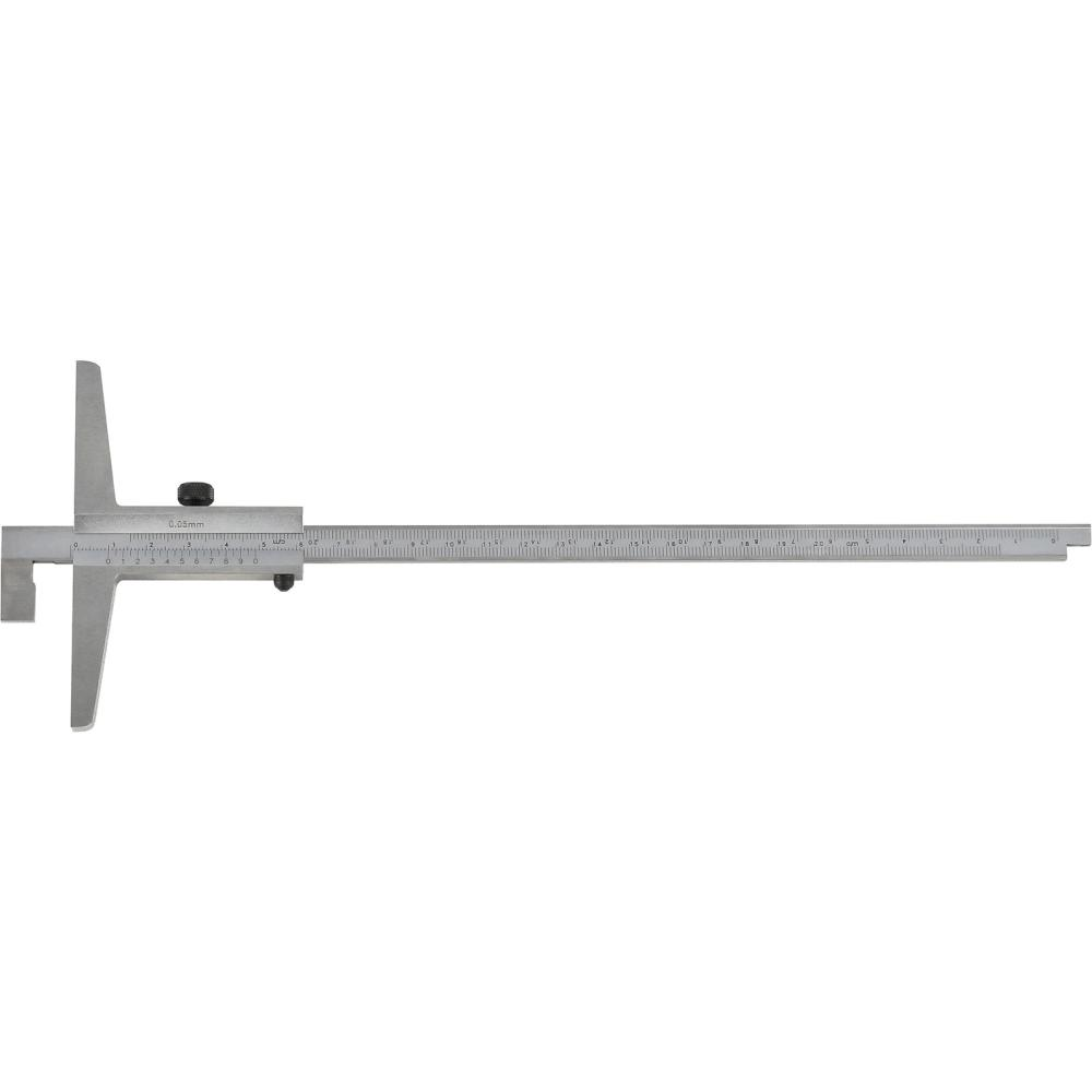 Tiefenmessschieber mit abgesetzter Messstange 200mm 1/50 FORTIS