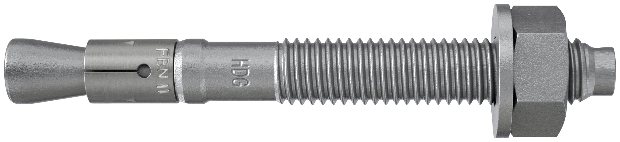 Fischer FBN II 8/10 HDG. Die wirtschaftliche Befestigung aus feuerverzinktem Stahl in ungerissenem Beton.
