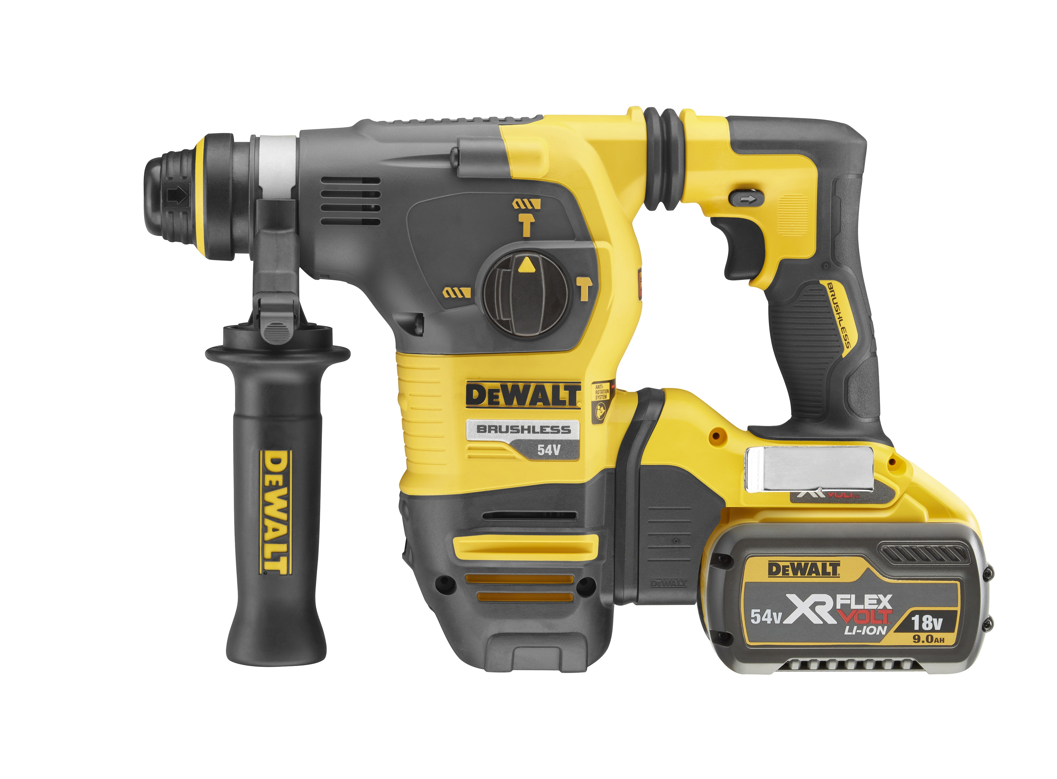 Dewalt DCH333X2-QW,  Akku-Kombihammer SDS-plus, 54V, 54 Volt / 162 Wh SDS-plus Akku-Kombihammer 30mm (bürstenlos), 3,5 Joule, UTC