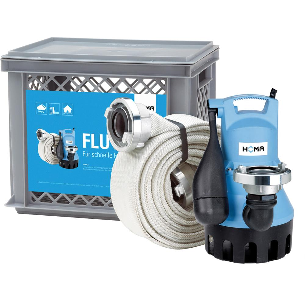 Flut-Set mit Pumpe C150WAin Tragebox & Schlauch