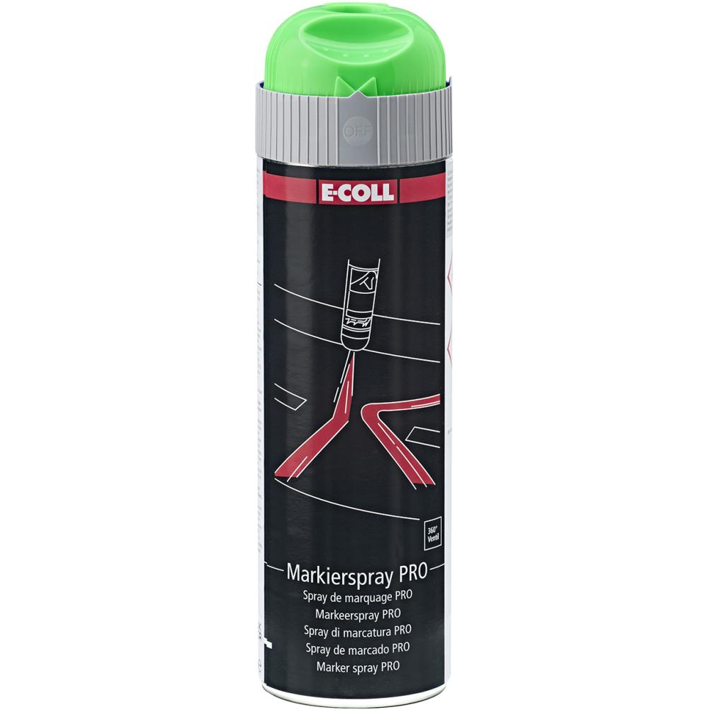 Markierspray PRO 500ml grün E-COLL