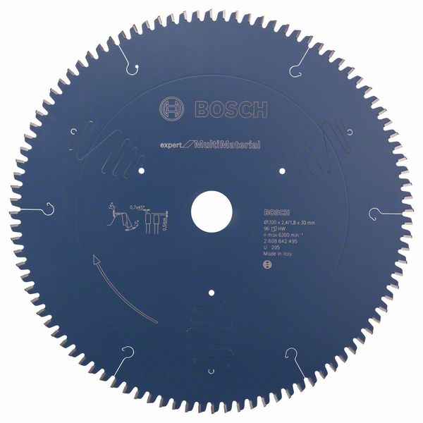 HM-Kreissägeblatt 300x2,4/1,8x30 96Z TCG BoVE à 1 StückExpert f Multi Material 