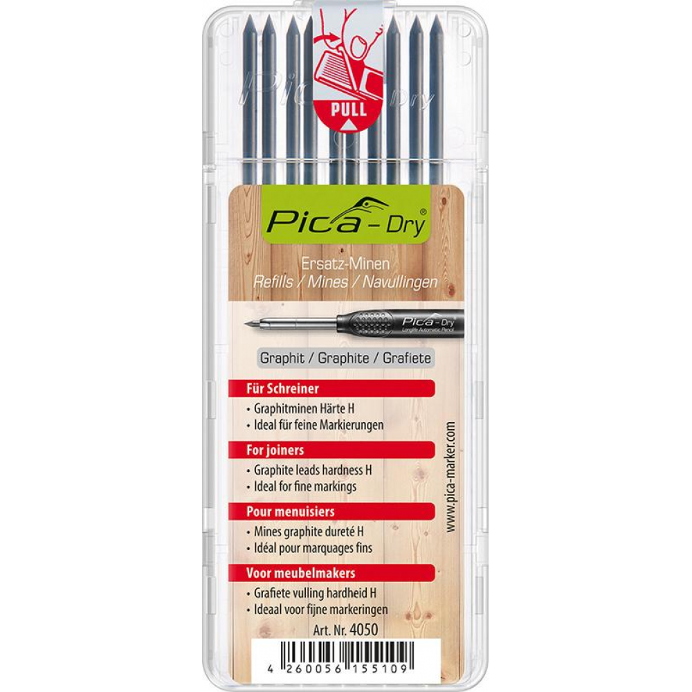 Minen-Set für Tieflochmarker Dry Pica-Dry Graphit Pica