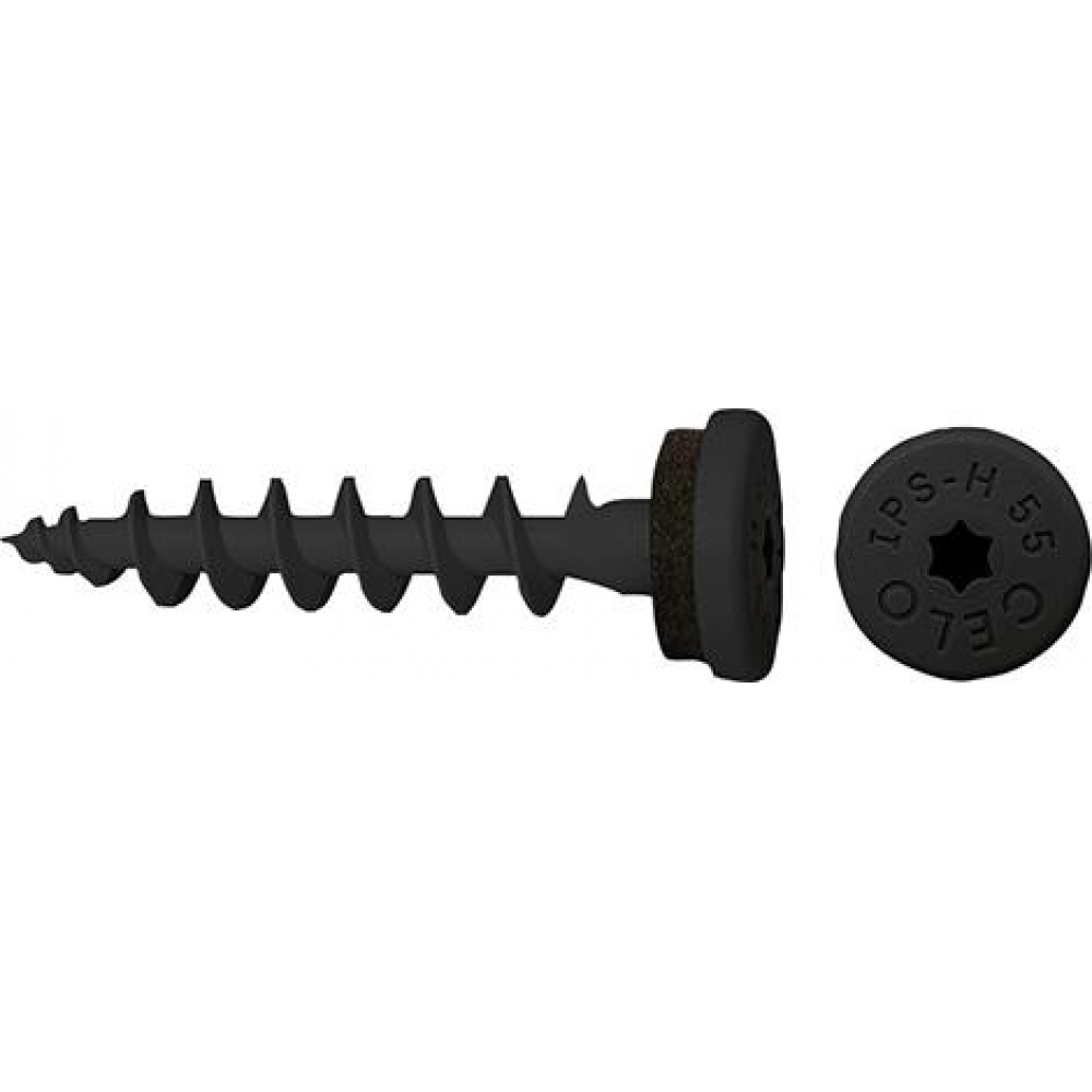 Isolierplattenschraube IPS-H 55 Verkehrsschwarz RAL 9017 CELO