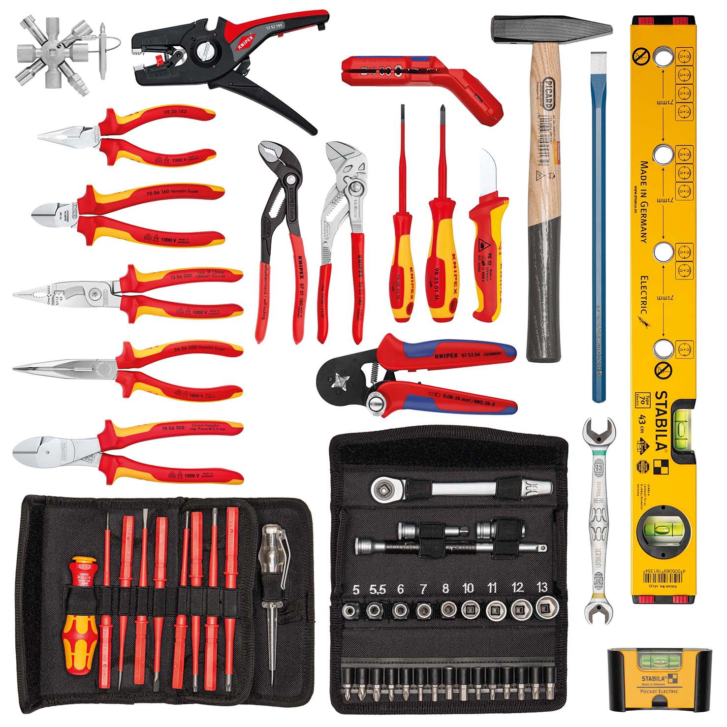 KNIPEX 00 21 42 Werkzeugkoffer "BIG Twin" Elektro