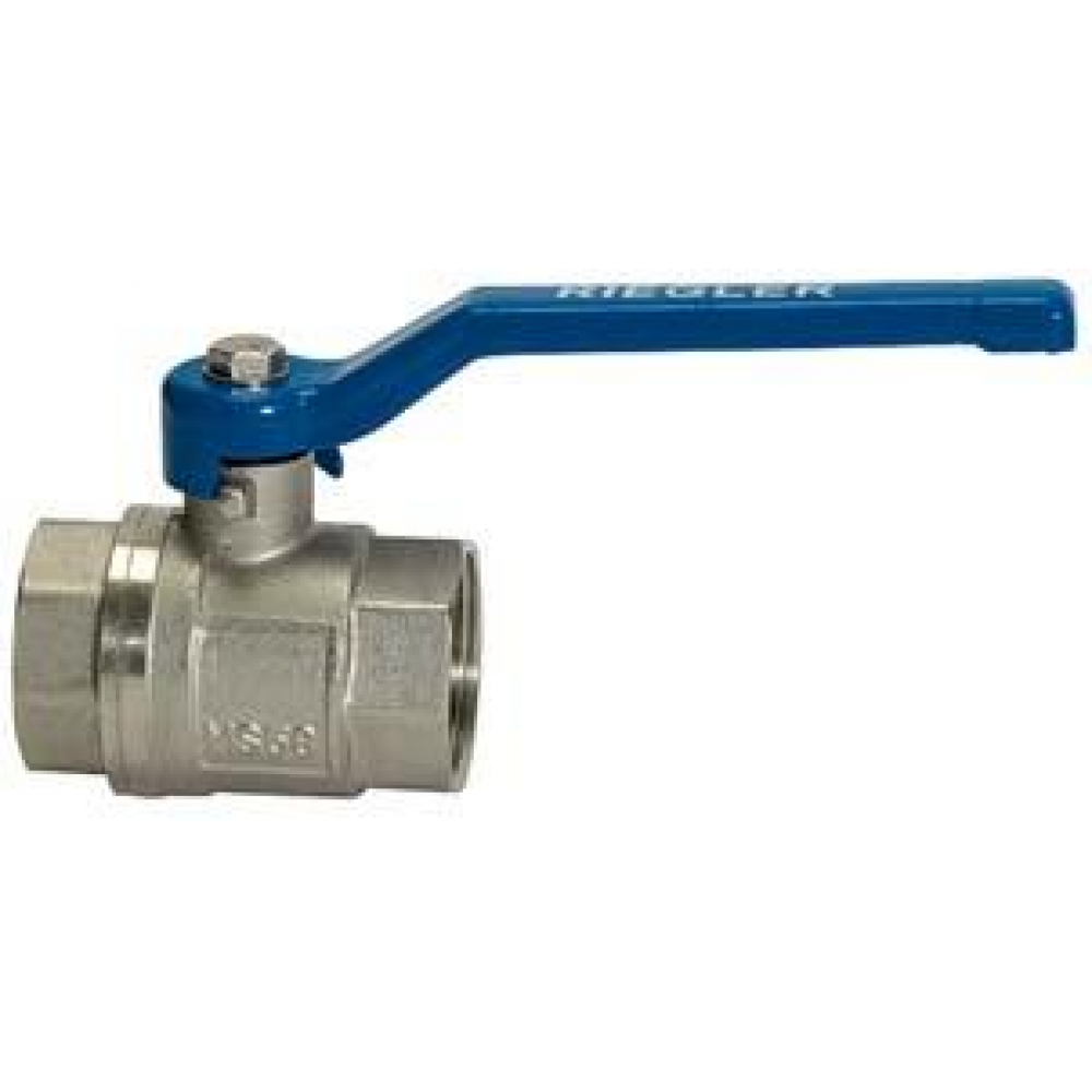 Kugelhahn, v-line, IG/IG valve line Hebelgriff G1/4, PN25", Messing, RIEGLER