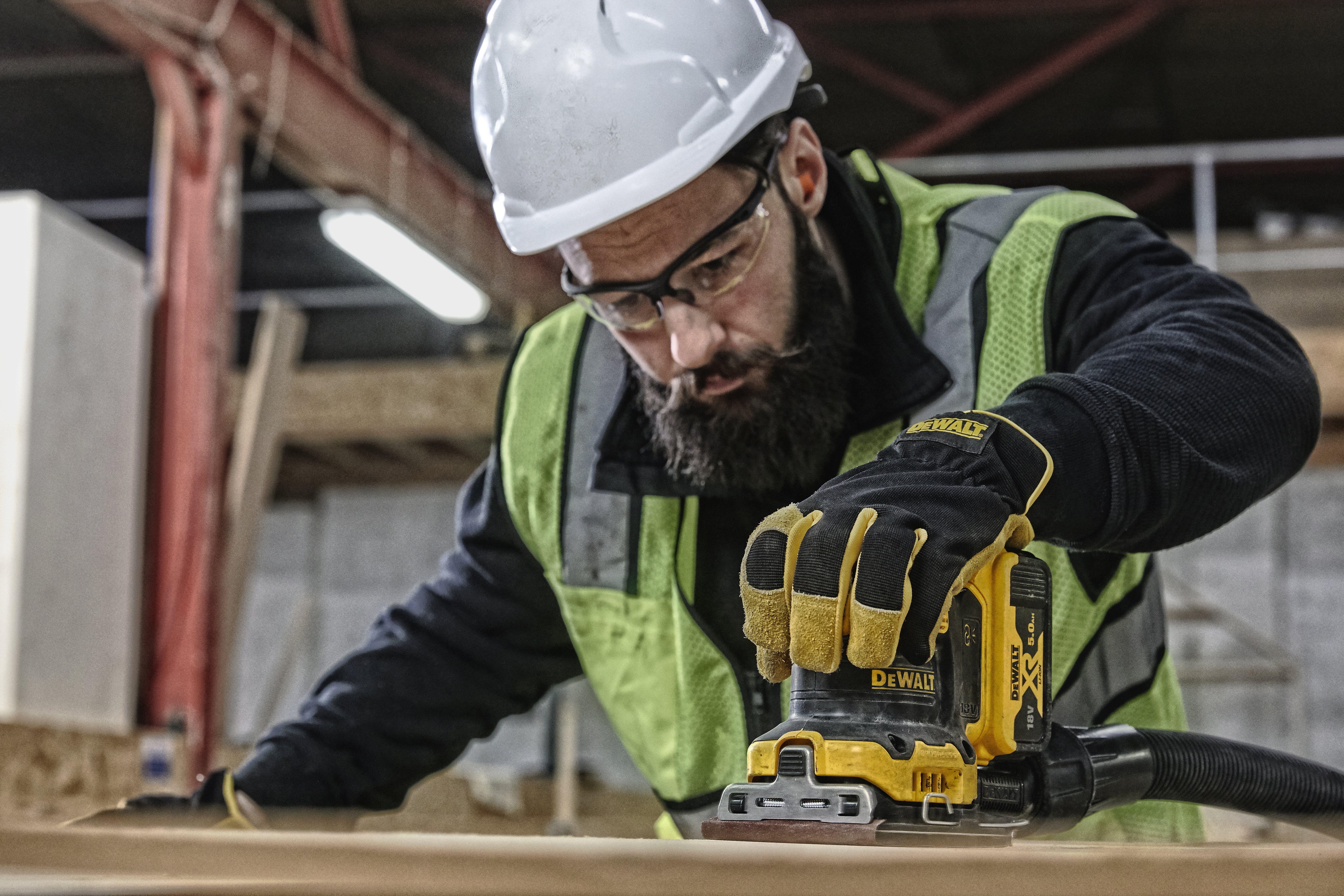 Dewalt DCW200NT-XJ,  Akku-Vibrationsschleifer,18 V,Basisv., 18 Volt Akku-Vibrationsschleifer (bürstenlos), Basisversion