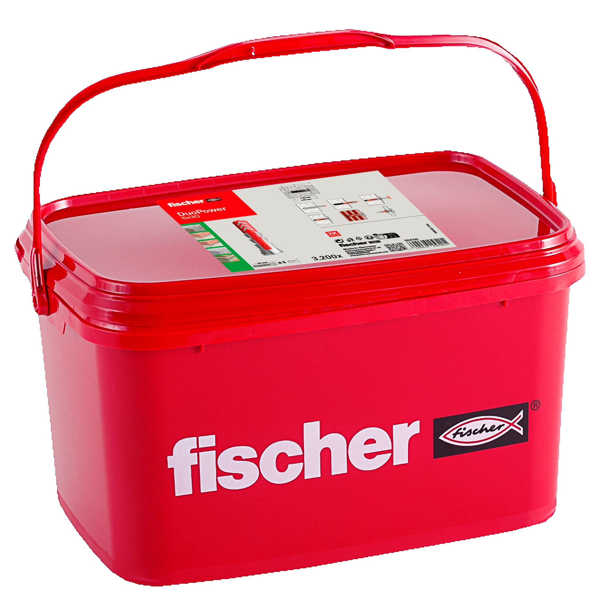 Fischer DuoPower 6x30 Eimer (3.200). Das Duo aus Power und Schlauer