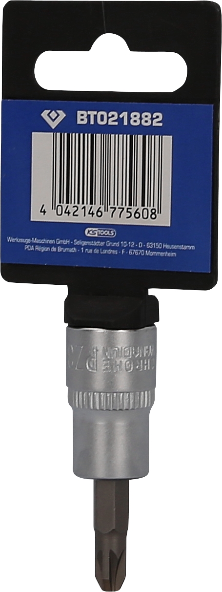 Brilliant Tools  3/8" PZ Kreuzschlitz Bit-Stecknuss, PZ3