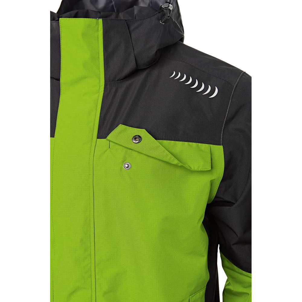 Regenjacke Gr. 4XL lime/schwarz Fortis Elements