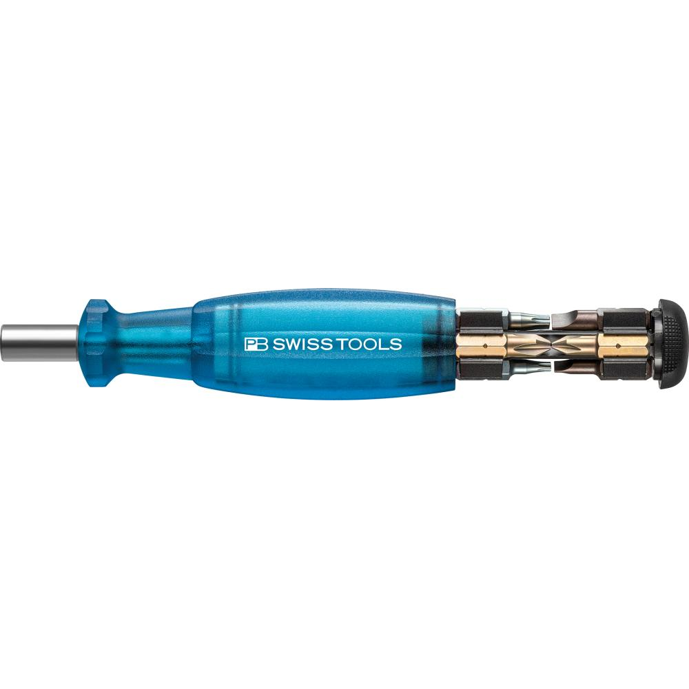 Bit-Magazinhalter Insider blau, Nr. PB 6464 Magazin-Bithalter 8-teilig Schlitz PH, TX, Swiss Tools