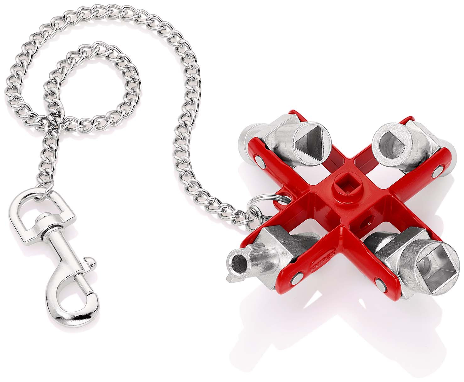 KNIPEX 00 11 06 Universal-Schlüssel für gängige Schränke und Absperrsysteme 90 mm (SB-Karte/Blister)