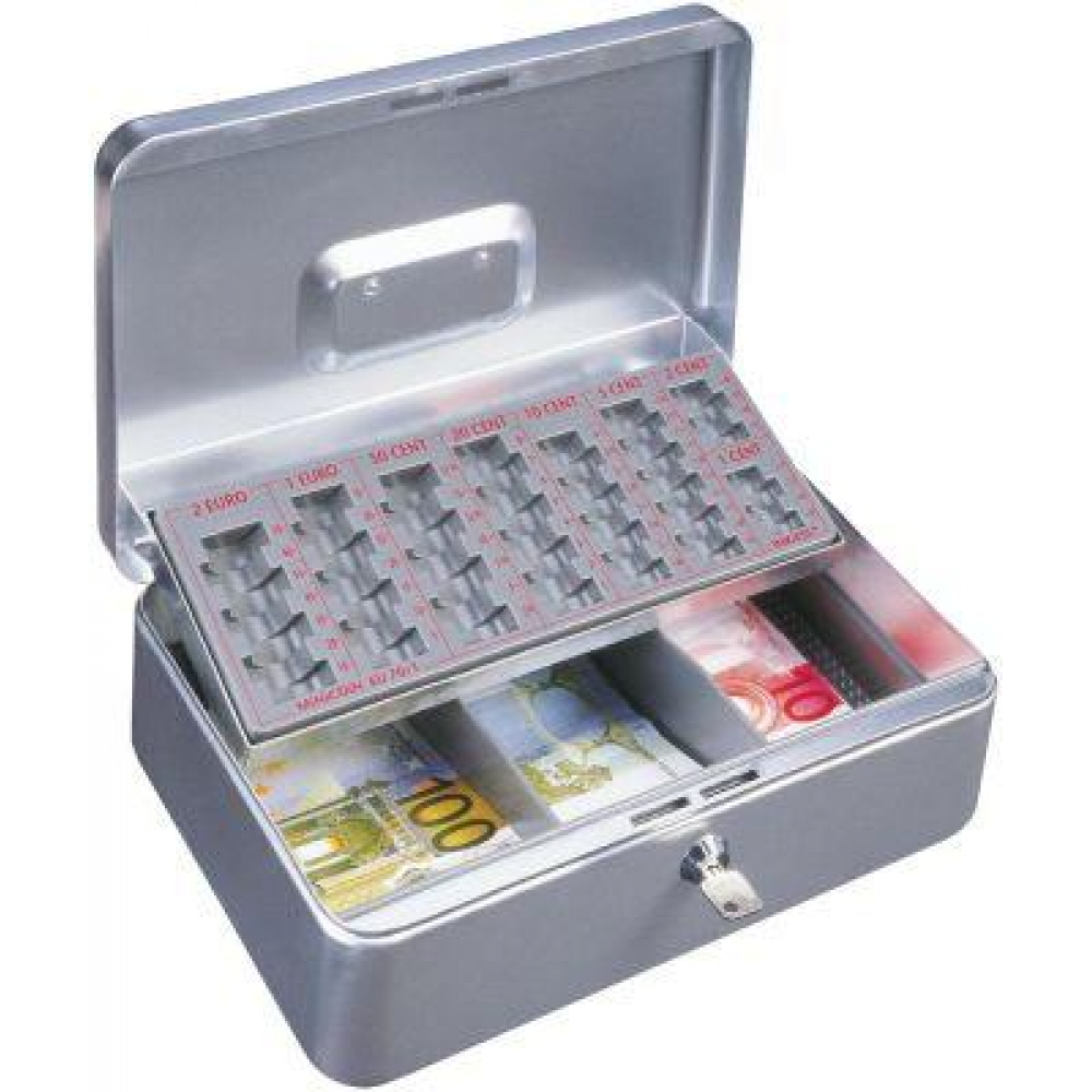 Geldzählkassette Wien, silber