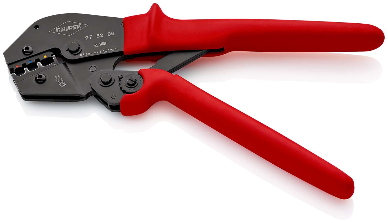 Crimp-Hebelzange 0,5-6qmm isoliertKNIPEX