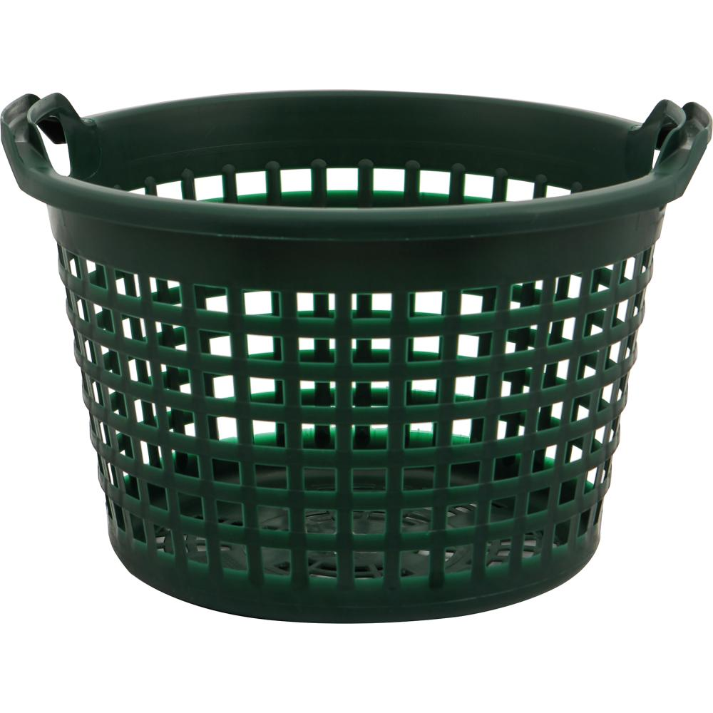 Gartenkorb, rund 15 kg grün