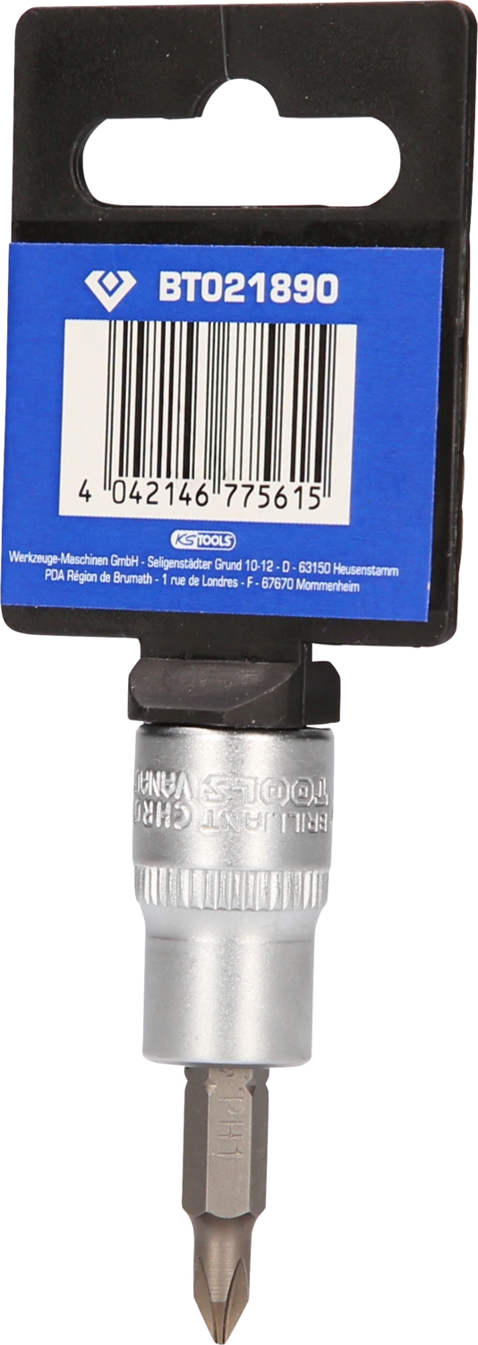 Brilliant Tools  3/8" PH Kreuzschlitz Bit-Stecknuss, PH1