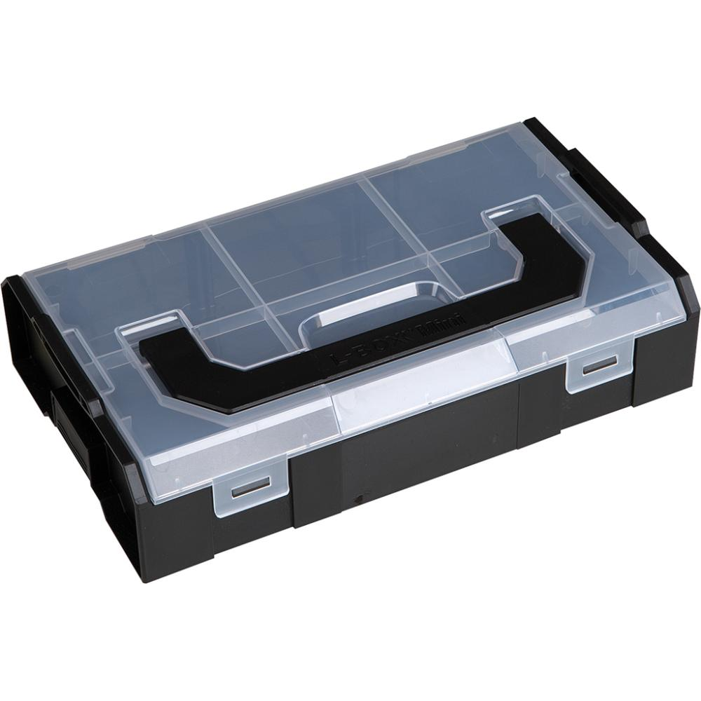 Kleinsortiments-Box L-BOXX Mini Koffer B260x T156x H63 mm Deckel transparent