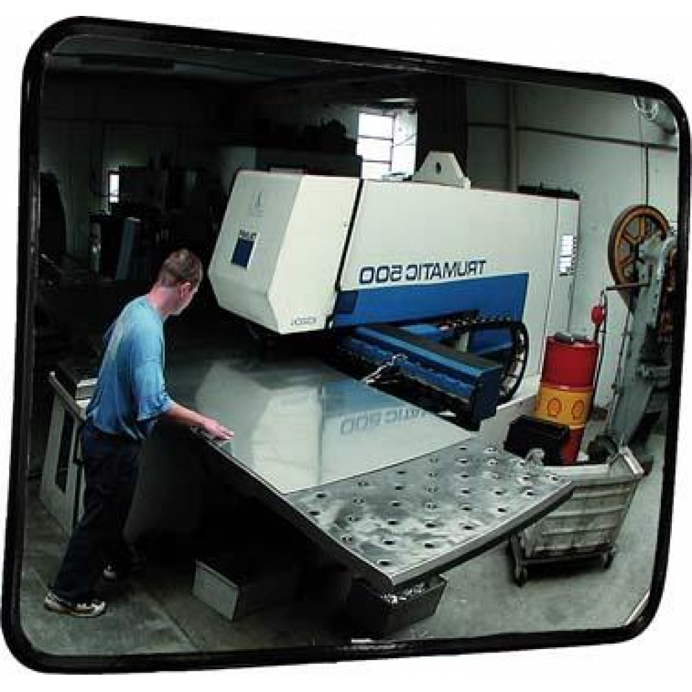 Beobachtungsspiegel EC, für Innen eckig H400x B600 mm