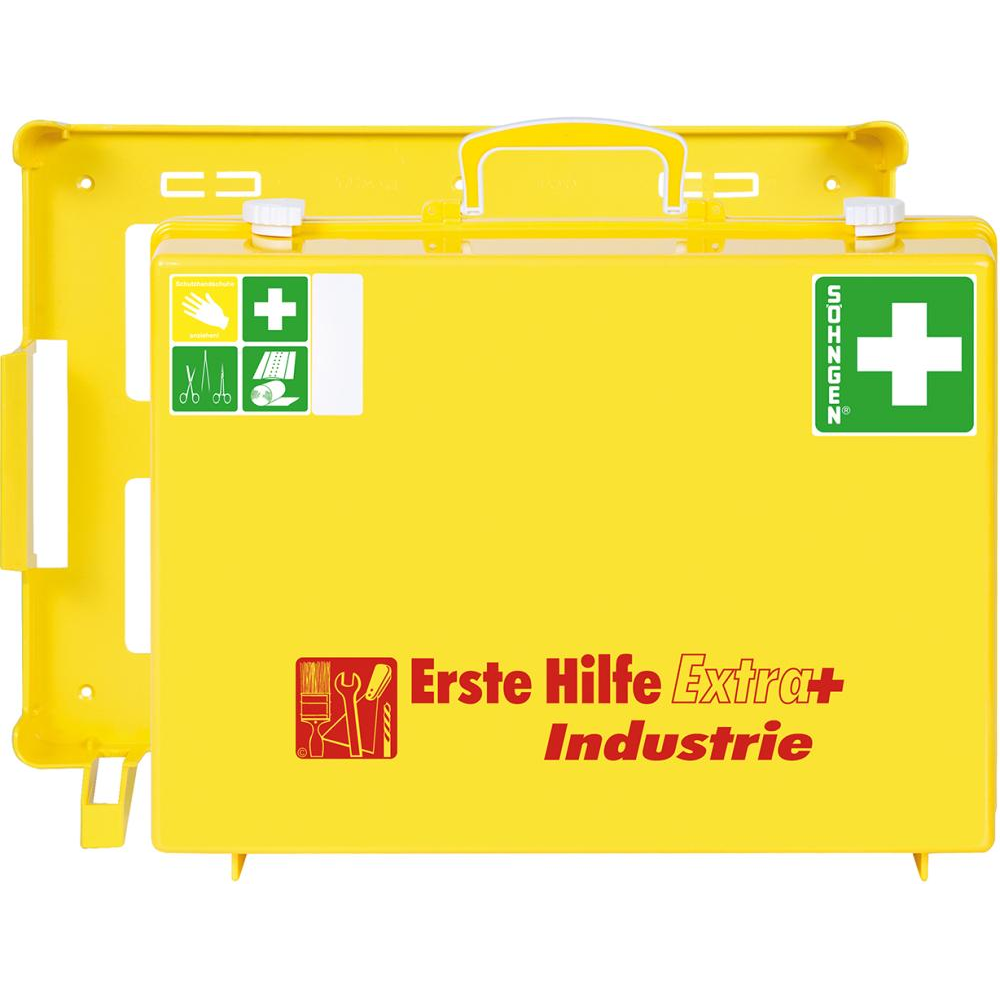 Erste-Hilfe-Koffer Extra Industrie+DIN, 13157 gelb