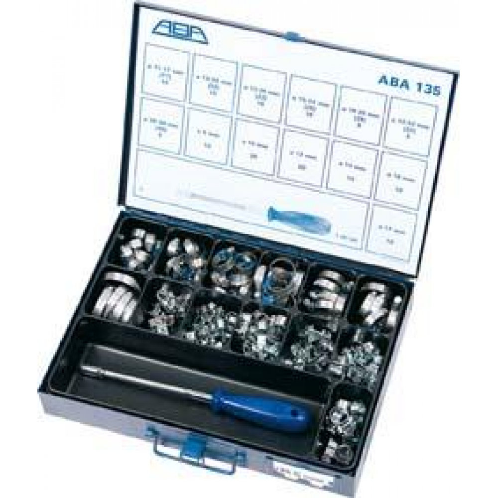 ABA Sortiment 135 Nova 9mm Bandbreite, sortiert