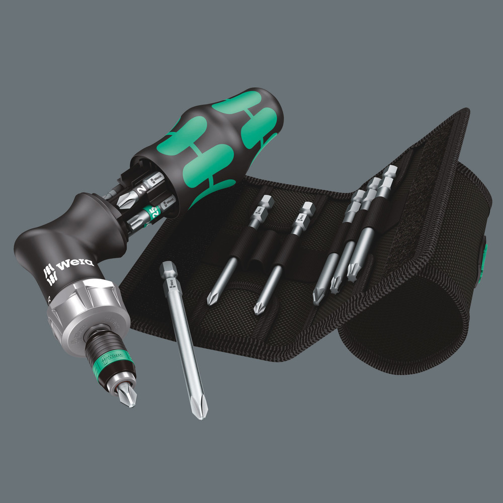 Bit-Magazinhalter Kraftform Kompakt Pistol RA 4 Magazin-Bithalter-Satz Pistole Wera