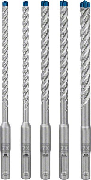 Bosch EXPERT SDS plus-7X Hammerbohrer-Set, 6/6/8/8/10 mm, 5-tlg.. Für Bohrhämmer