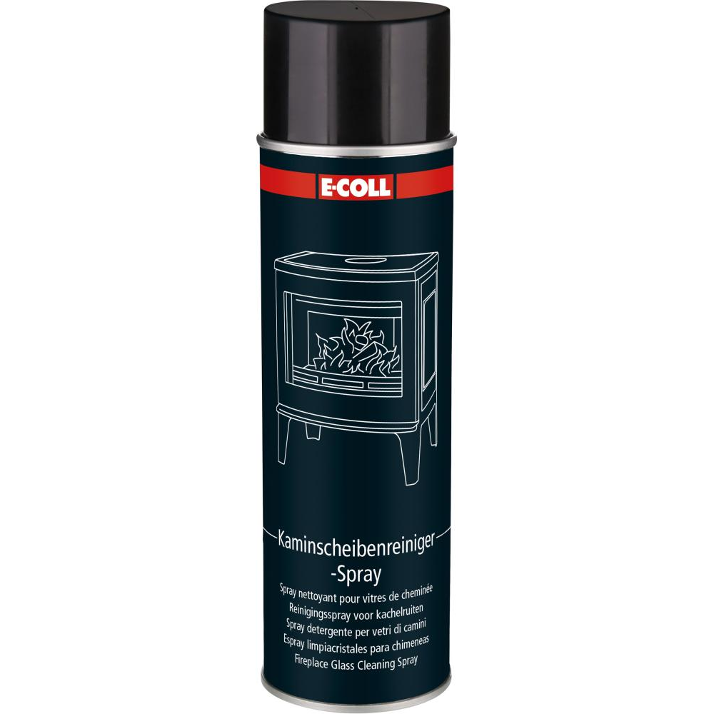 Kaminscheibenreiniger-Spray Kaminscheibenreiniger 500ml Sprühdose E-COLL