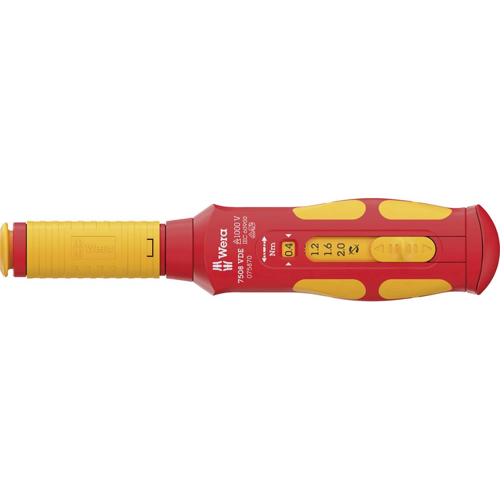 Wera Drehmomentschraubendreher 0,4-2 Nm Safe-Torque Speed VDE