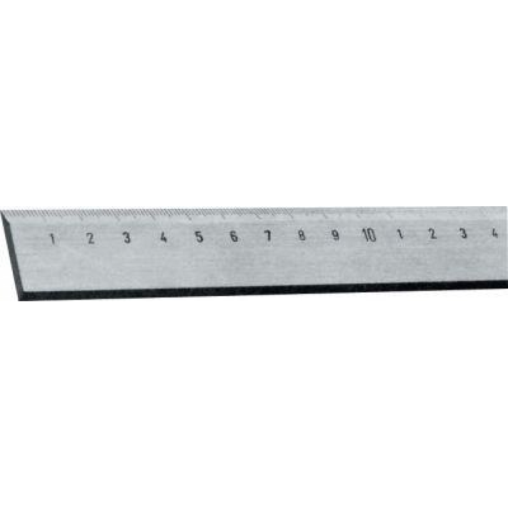 Lineal mit Facette und Teilung Stahllineal 1000x40x 5mm Horex