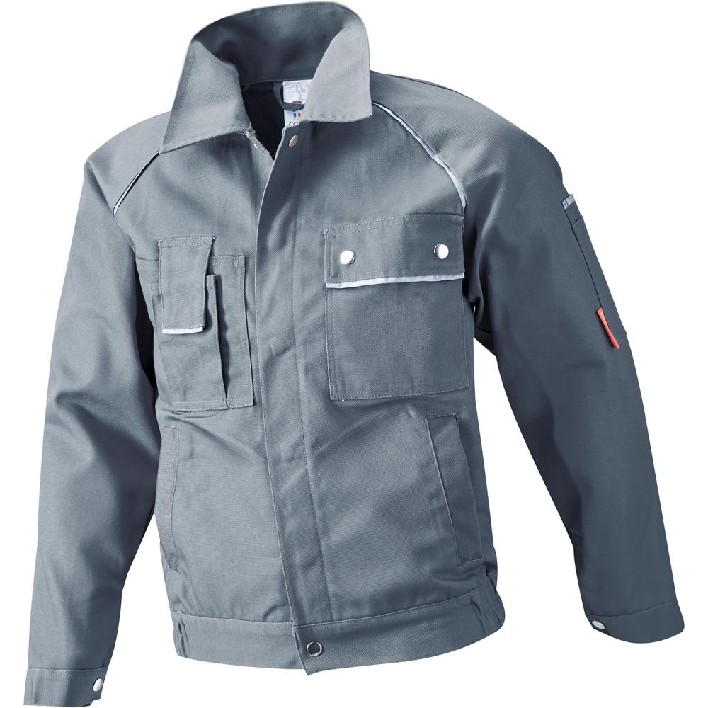 Bundjacke Canvas 320 320g/qm,Gr.58,grau