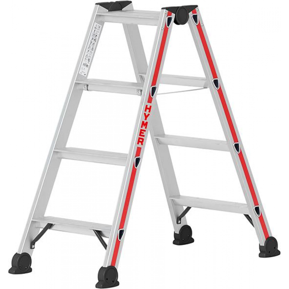 Stufenstehleiter, beidseitig begehbar beids 2x4 Stufen AH 1 92m