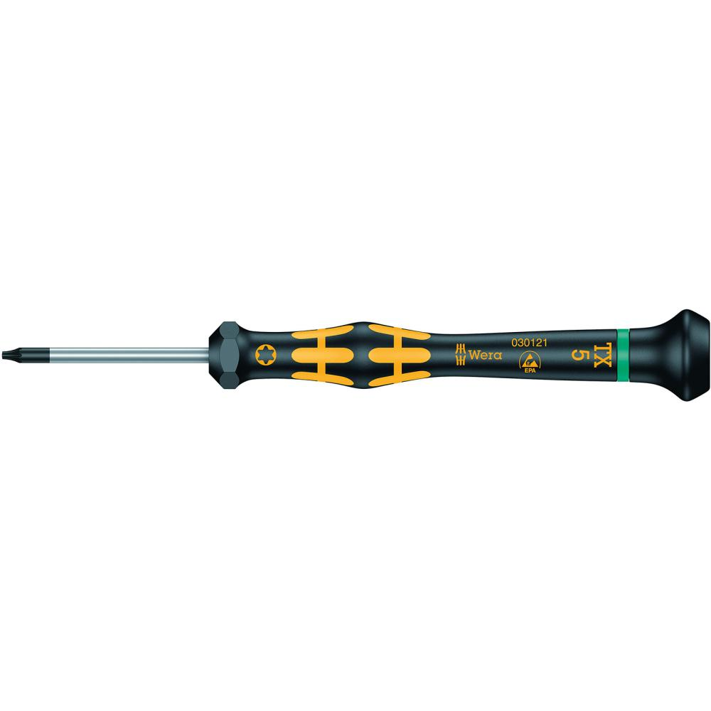 ESD-Elektronik-Schraubendreher für Innen-TORX-Schrauben, Nr. 1567 Elektronik- Schraubendreher ESD T5x40mm Wera