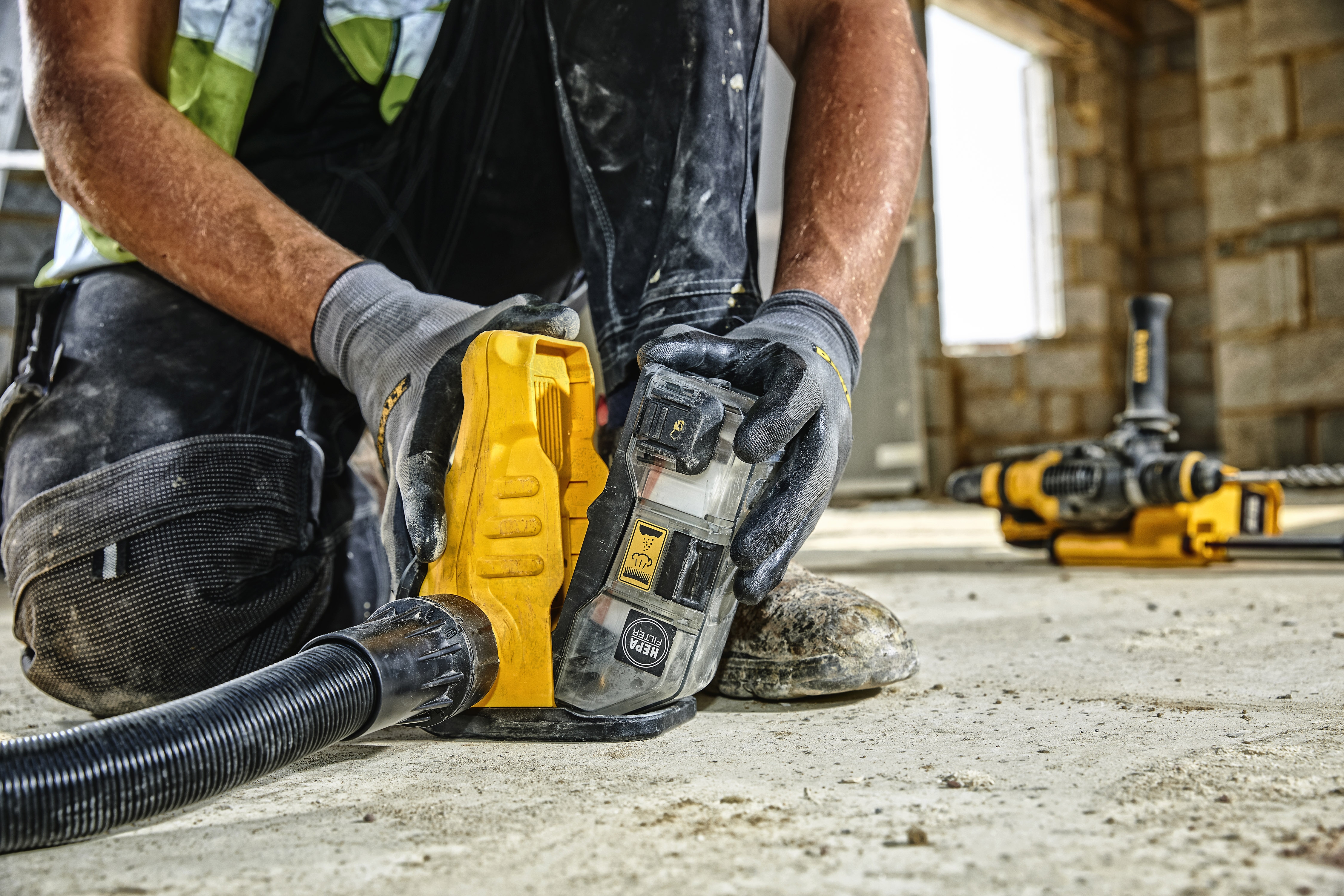 Dewalt DWH079D-XJ,  Staubbox-Absaugadapter, Staubbox-Absaugadapter für Staubabsaugungen D25303DH-XJ / D25304DH-XJ