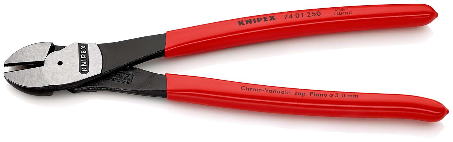 Kraft-Seitenschneider 7401 poliert 250mmKNIPEX