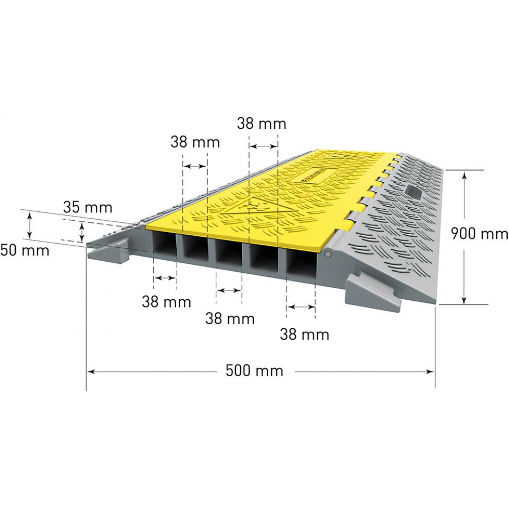Kabelbrücke Modell MORION, mittelgroß Normelement