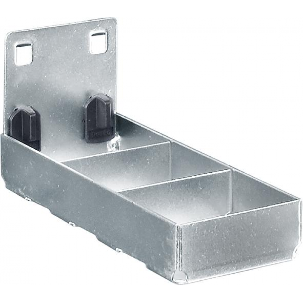 Kombihalter, mit breiter Grundplatte unten B55x T150 mm 3 Aufnahmen für Lochplatten
