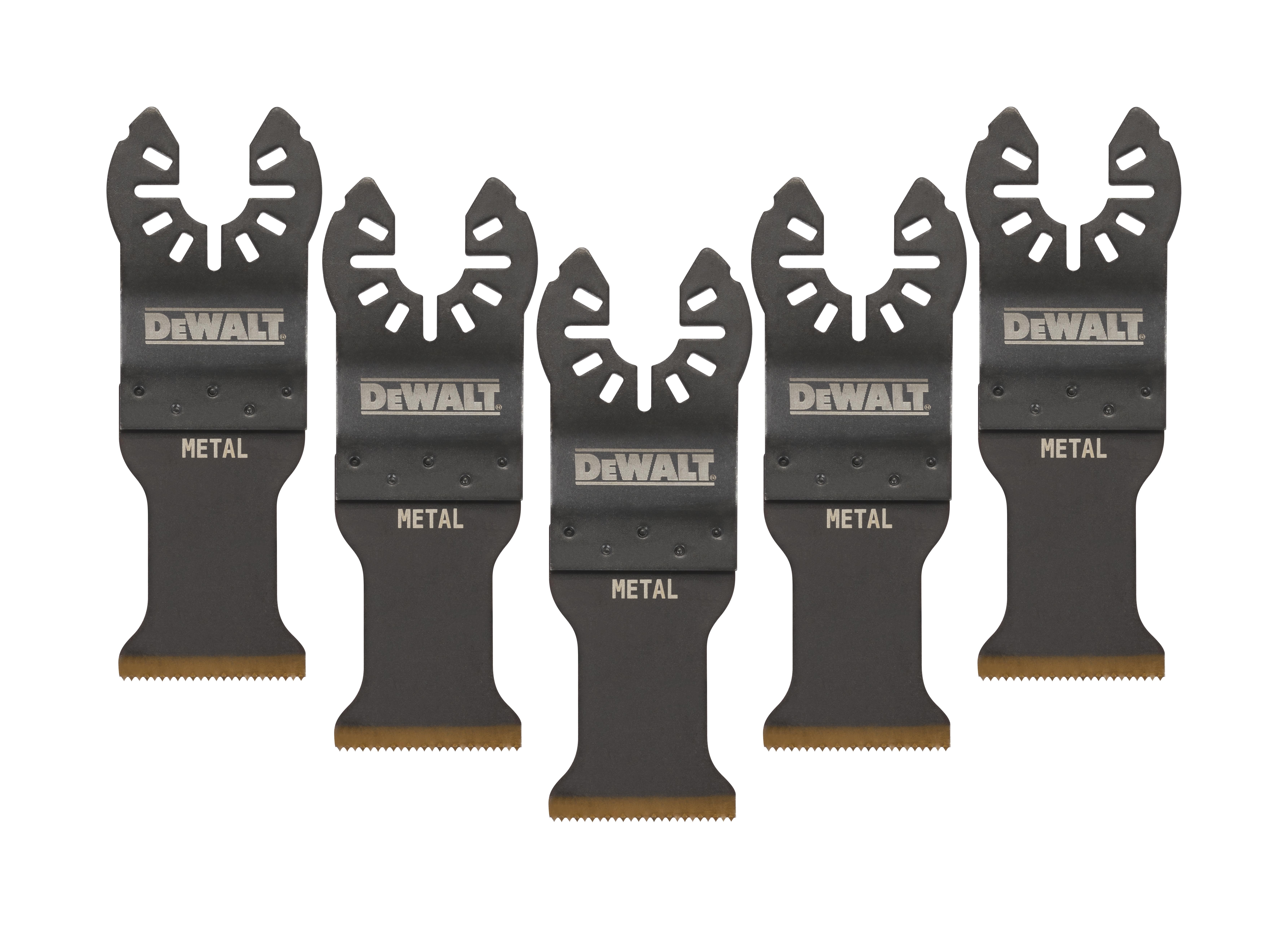 Dewalt DT20727-QZ,  Multi-Tool Saegeblatt Met 43x30mm 5Stk, 5er Pack Titan Metall-Sägeblatt 43 x 30 mm