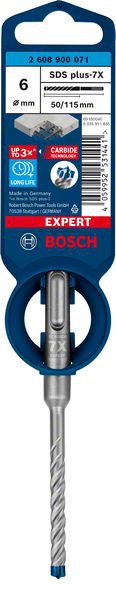 Hammerbohrer EXPERT 6x50x115mm BoschVE à 1 StückSDS plus-7X
