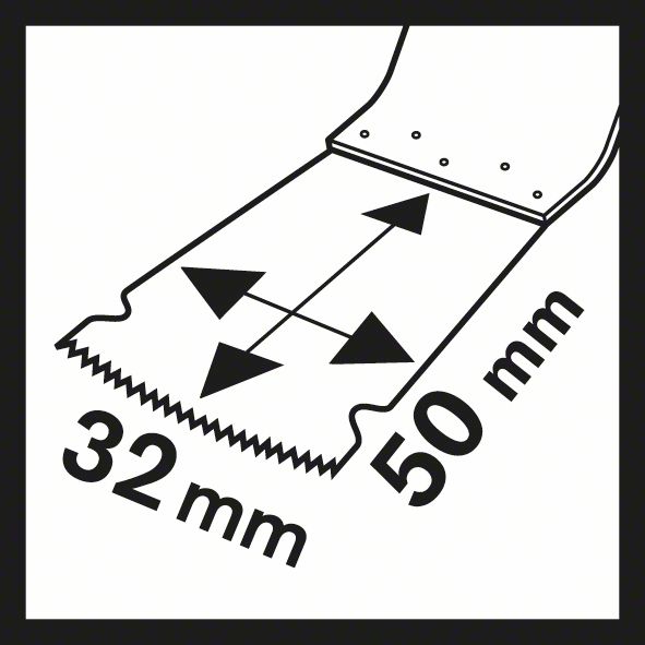 Bosch BIM Tauchsägeblatt AIZ 32 APB Wood and Metal. Für osz. Multifunktionswerkzeuge
